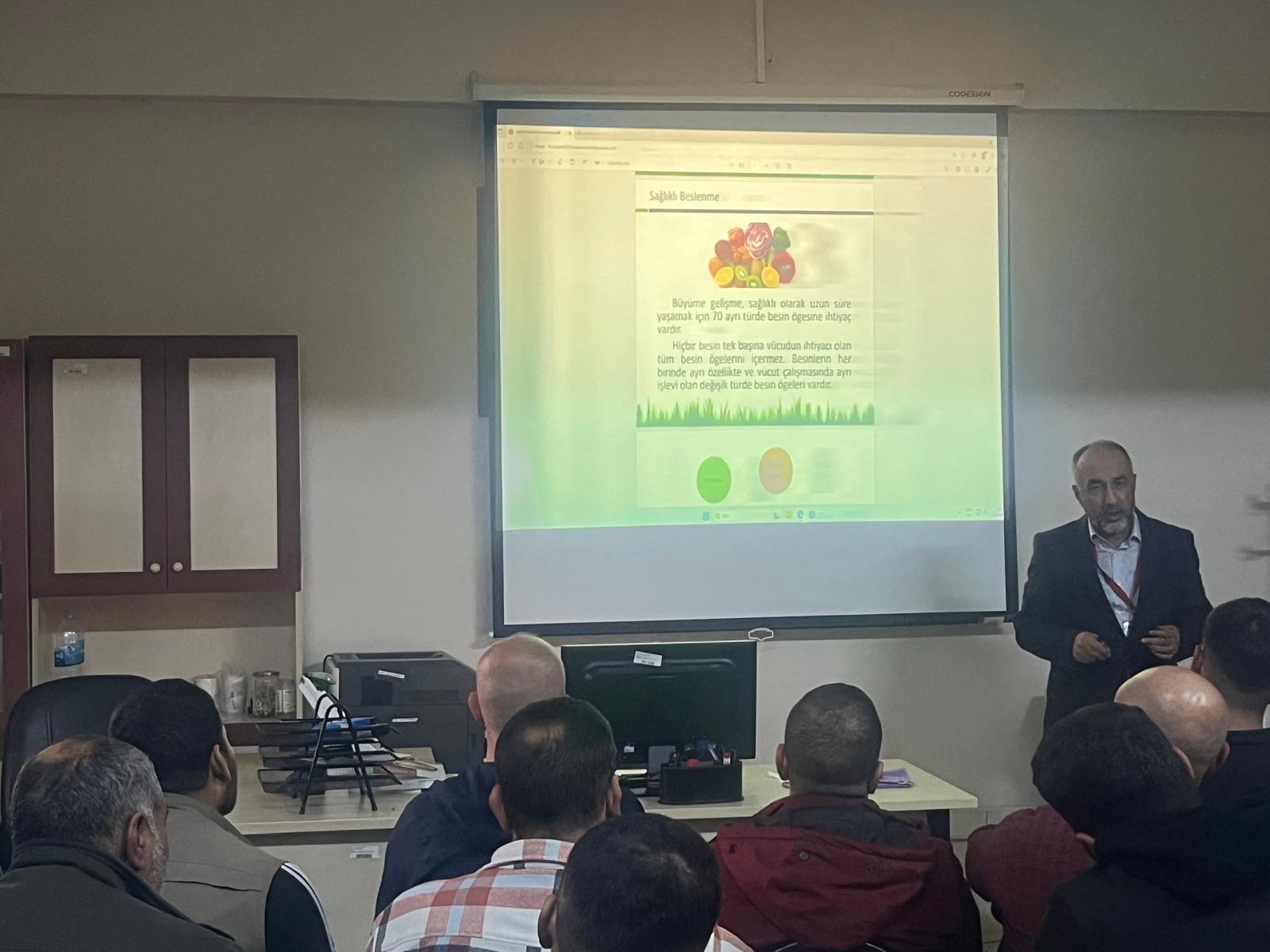 Siverek Açık Ceza İnfaz Kurumunda "Gıda Zehirlemeleri" Konulu Seminer